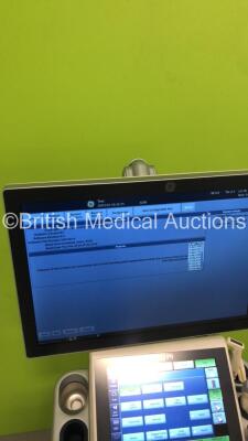 95640020401 GE Logiq P9 Flat Screen Ultrasound Scanner Ref 5641037 Software Version R1 Software Revision 0.3 with 3 x Transducers/Probes (1 x C1-5-RS * Mfd May 2016 *,1 x ML6-15-RS * Mfd May 2019 * and 1 x L8-18i-RS * Mfd Feb 2016 *) and Sony Digital Grap - 13