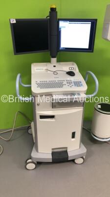 Siemens Arcadis Varic Mobile X-Ray C-ARM Model No 10143406 with Dual Screen Image Intensifier,Exposure Hand Trigger,Footswitch,Key and Sony Hybrid Graphic Printer UP-990AD (Powers Up with Error-See Photos-Key Included) * SN 12978 * * Mfd 2010 * *IR327* - 2