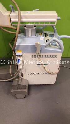 Siemens Arcadis Varic Mobile X-Ray C-ARM Model No 10143406 with Dual Screen Image Intensifier,Exposure Hand Trigger,Footswitch,Key and Sony Hybrid Graphic Printer UP-990AD (Powers Up with Error-See Photos-Key Included) * SN 12978 * * Mfd 2010 * *IR327* - 10