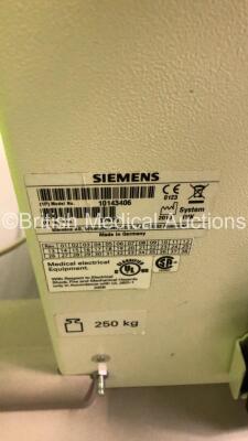 Siemens Arcadis Varic Mobile X-Ray C-ARM Model No 10143406 with Dual Screen Image Intensifier,Exposure Hand Trigger,Footswitch,Key and Sony Hybrid Graphic Printer UP-990AD (Powers Up with Error-See Photos-Key Included) * SN 12978 * * Mfd 2010 * *IR327* - 13