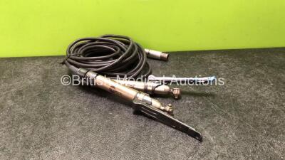 2 x Stryker 5400-034-000 Core Sagittal Saw Handpieces with 2 x Handpiece Cords *SN 1903125273, 1808820733* **5238-894**