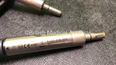 2 x Stryker 5400-015-000 Core Micro Drill Handpieces with 2 x Handpiece Cords *SN 1912609703, 1905224503* **5238-894** - 2