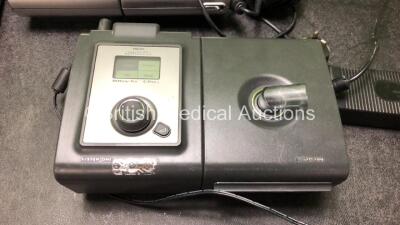 Job Lot Including 1 x Philips Respironics System One CPAP Unit with 1 x System One Humidifier Unit and 1 x AC Power Supply (Powers Up) 2 x ResMed AutoSet EPR CPAP Units with 2 x ResMed H5i Humidifier Units and 2 x Power Supplies (Both Power Up) 1 x ResMed - 3