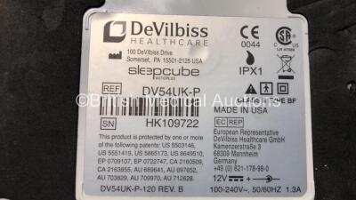 Job Lot Including 5 x ResMed S9 Escape CPAP Units with 1 x Power Supply, 4 x DeVilbiss Sleepcubes (3 x AutoPlus, 1 x StandardPlus) and 2 x Compressors - 4