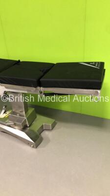 Eschmann MR Manual Hydraulic Operating Table with Cushions * Complete * (Hydraulics Tested Working) - 4