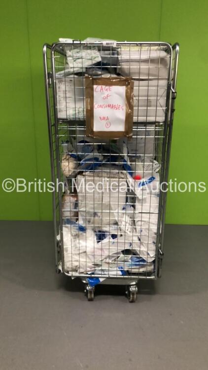 Cage of Mixed Consumables Including Drager CLIC Absorber 800+, Pennine X-Ray Ryles Tubes and Medex Transtar Kids Kit 45cm Closed Blood Sampling Sets (Out of Date - Cage Not Included)