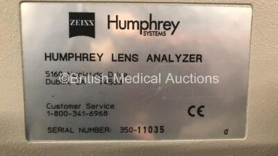 Mixed Lot Including 1 x Zeiss Humphrey Model 350 Lens Analyzer (No Power) 1 x Medela Calesca Warming-Thawing Unit (Draws Power with Fault) and 1 x Covidien Monopolar Electrosurgical Footswitch *11035* - 3