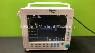 Datex-Ohmeda F-CM1-04 Compact Anaesthesia Monitor *Mfd - 02/2008* with 1 x GE E-CAiOV-00 Gas Module with Spirometry Option and D-fend Water Trap *Mfd -2008-02* (Powers Up) *6387700 - 6379827*