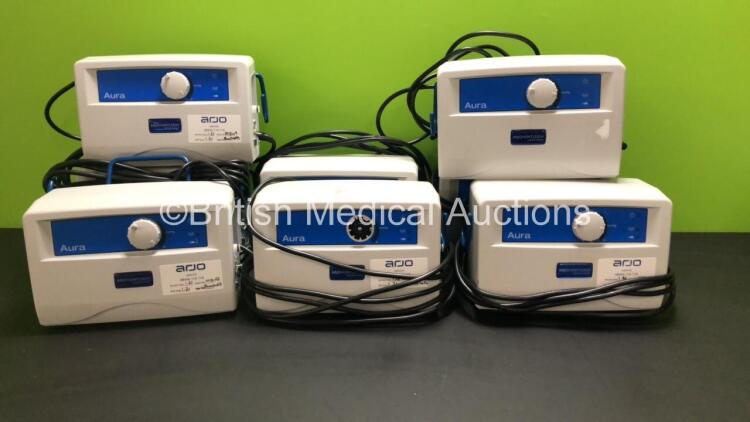 8 x ArjoHuntleigh Aura Mattress Pumps *1800020502 / 1800020499 / 1800016657 / 1800020493 / 1800016656 / 1800042248 / 1800020500 / 1800020507*