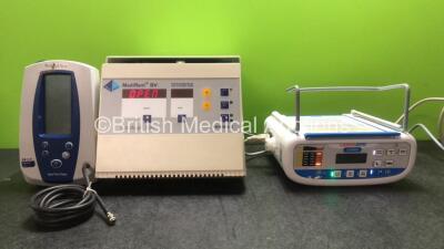 Mixed Lot Including 1 x Welch Allyn Spot Vital Signs Patient Monitor with 1 x Hose (Powers Up when Tested with Stock Power Supply-Power Supply Not Included) 1 x Medi Rent BV Centrifuge (Powers Up) 1 x Optima 8590 Carital Mattress Pump (Powers Up) *SN 2120