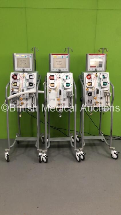 3 x Edwards Lifescience Aquarius Dialysis Machines Software Version 6 (All Power Up) * SN 3260 / 3259 / 3262 *