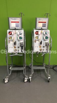 2 x Edwards Lifescience Aquarius Dialysis Machines Software Version 6 (Both Power Up) * SN 3261 / 3254 * - 2