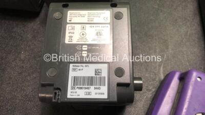 Mixed Lot Including 2 x Alaris SE Pumps (Both Power Up with Error-See Photo) 1 x IVAC PCAM Pump (Untested Due to Damaged Power Port-See Photo) 1 x Handheld Capnocheck II with AC Power Supply (Powers Up) 3 x Philips Respironics System One CPAP Units (All P - 4