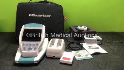 Mixed Lot Including 1 x Verathon BVI 9400 Bladder Scanner with 1 x Transducer / Probe, 2 x Batteries and 1 x Battery Charger (Untested Due to Missing Battery Charger Power Supply) 1 x SD A1cCare Hemoglobin Measuring Device with 1 x AC Power Supply (Powers