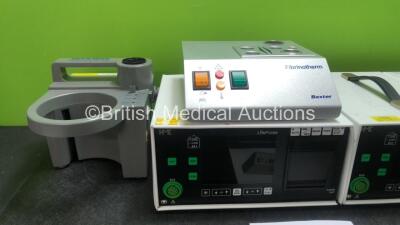 Mixed Lot Including 1 x DeVilbiss Homecare Suction Unit (Untested Due to Missing Power Supply) 1 x HME Lifepulse Patient Monitor with ECG and Printer Options (Powers Up) 2 x HME Lifepulse Patient Monitors with ECG Options (Both Power Up) 2 x Alcon High De - 2