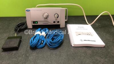 Medtronic Wet Field Coagulation Electrosurgical Unit with 1 x Footswitch and 2 x Reusable Cables (Powers Up)