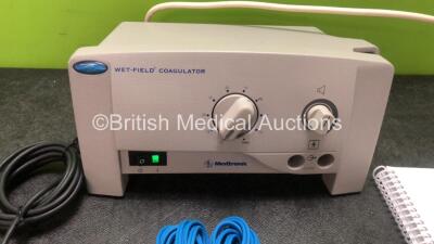 Medtronic Wet Field Coagulation Electrosurgical Unit with 1 x Footswitch and 2 x Reusable Cables (Powers Up) - 2