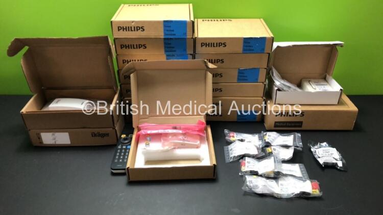 Mixed Lot Including 14 x IntelliVue Remote Controls Ref.865244, 2 x Drager Masimo SpO2 Smartpods, 1 x LiDCO BP Module and 8 x Drager Valve Solenoids