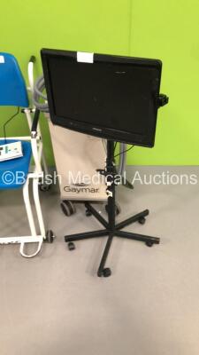 Mixed Lot Including 1 x Gaymar Medi-Therm III Unit,1 x Marsden Seated Weighing Scales and 1 x Hitachi Monitor on Stand * SN MTA7912 * - 5