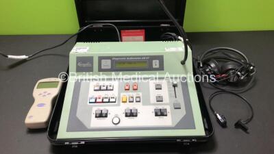 1 x Kamplex AD 27 Audiometer (Powers Up) Version 3.00 with Headset in Carry Case and 1 x Amplivox Otowave 102 Tympanometer (Powers Up) *1441*