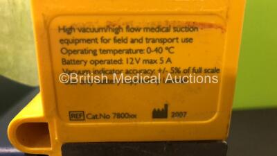 Mixed Lot Including 2 x Laerdal Suction Units with 1 x Cup (Both Power Up) 2 x Maxtec Maxblend High Flow Air-Oxygen Blenders and 1 x Covidien BIS LoC 2 Channel Module (Cut Cables) *78381077363 - 78400789116* - 6