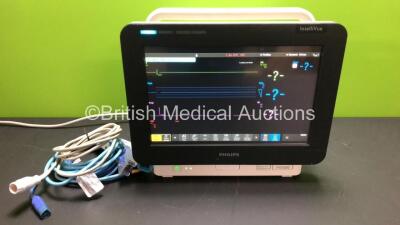 Philips IntelliVue Anesthesia MX500 Ref 866064 Patient Monitor Application Boot SW Rev L.01.12 *Mfd 2015* (Powers Up) with 1 x Philips M3001A Module *Mfd Refurbished 2016* and 1 x NBP, SpO2 and ECG Leads *DE35140459 - DE4200EZI2*