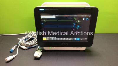 Philips IntelliVue Anesthesia MX500 Ref 866064 Patient Monitor Application Boot SW Rev L.01.12 *Mfd 2015* (Powers Up) with 1 x Philips M3001A Module *Mfd 2011-11* and 1 x NBP, SpO2 and ECG Leads