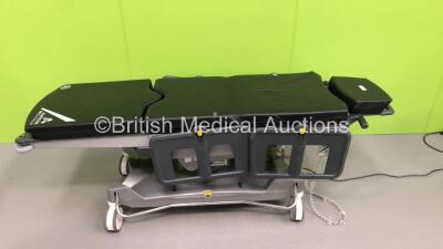 Anetic Aid QA4 Electric Surgery Trolley with Cushions and Controller * Complete * (Powers Up) - 2