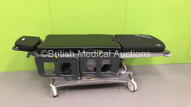 Anetic Aid QA4 Electric Surgery Trolley with Cushions * Missing Controller * (Powers Up with Stock Controller-Controller Not Included)