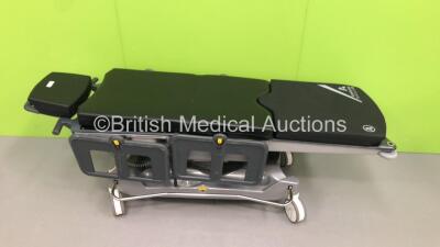 Anetic Aid QA4 Electric Surgery Trolley with Cushions * Missing Controller * (Powers Up with Stock Controller-Controller Not Included) - 2