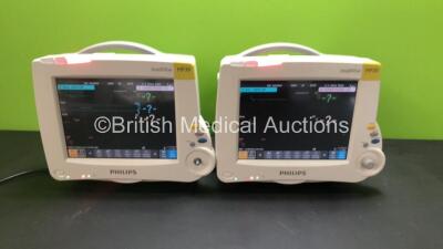 3 x Philips IntelliVue MP30 Patient Monitors *Mfds - 03/2011* with 1 x Philips M3001A Opt: A01C06 Multiparameter Module with Press, Temp, NBP, SPO2 and ECG Resp Options *Mfd - 12/08/2017* and 1 x Philips M3001A Opt: A01C12C06 Multiparameter Module with Pr