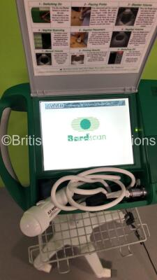 BARD Bardscan IIs Bladder Scanner on Stand with Power Supply and Probe (Powers Up) * SN 02346 * - 2