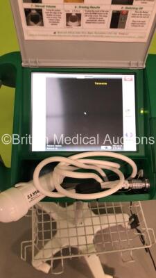 BARD Bardscan IIs Bladder Scanner on Stand with Power Supply and Probe (Powers Up) * SN 02346 * - 5