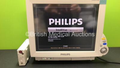 1 x Philips IntelliVue MP70 Anesthesia Patient Monitor *Mfd 2012* with 1 x Philips M3015A Microstream CO2 Module *Refurbished 2016* **DE43547261 / DE84385165* (Powers Up with Missing Dial)