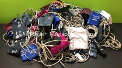 Large Quantity of Philips BP Hoses and Cuffs