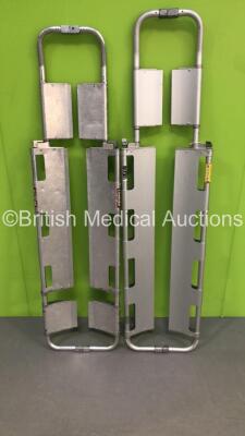 2 x Aluminium Scoop Stretchers