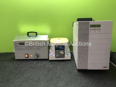 Mixed Lot Including 1 x Grant Warming Bath (Powers Up) 1 x Genofuge 16M Centrifuge Unit (Powers Up) 1 x On Power Model 2000VA UPS Unit (Powers Up with Blank Display)