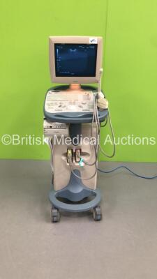 Toshiba Famio 8 SSA-530A Ultrasound Scanner *S/N E2H0826342* **Mfd 01/2008** with 2 x Transducers / Probes (PVQ-641V and PVG375A) and Mitsubishi P93 Printer (Powers Up)