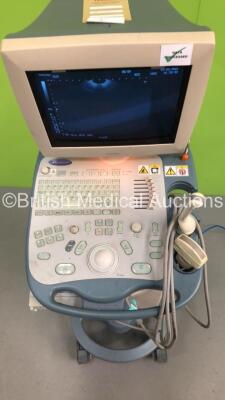 Toshiba Famio 8 SSA-530A Ultrasound Scanner *S/N E2H0826342* **Mfd 01/2008** with 2 x Transducers / Probes (PVQ-641V and PVG375A) and Mitsubishi P93 Printer (Powers Up) - 4