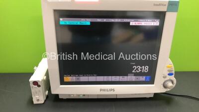 1 x Philips IntelliVue MP70 Anesthesia Patient Monitor *Mfd 2009* with 1 x Philips M3015A Microstream CO2 Module *Mfd 2017* **DE455A6304 / DE84385591* (Powers Up)