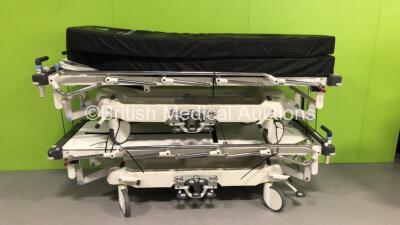 8 x Huntleigh Lifeguard Patient Trolleys with Mattresses (2 x In Pictures - 8 x in Lot)