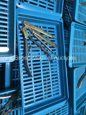 Large Quantity of Various Surgical Instruments with Plastic Trays - 2