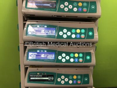 8 x B Braun Infusomat Space Volumetric Infusion Pumps with 1 x Module Rack (All Power Up) *SN 83311, 61534, 83390, 83387, 83268, 71963, 83386, 83271* - 2