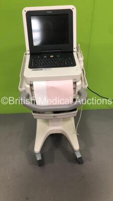 Philips PageWriter TC50 ECG Machine on Stand with 10 Lead ECG Leads (Powers Up - Blank Screen) *S/N US61001148*