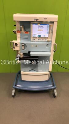 Drager Primus Infinity Empowered Anaesthesia Machine Software Version 4.53.00 Operating Hours - Ventilator 7989 - Mixer 29718 with Hoses (Powers Up) *S/N ASBJ-0238*