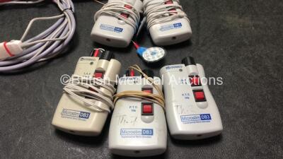 Mixed Lot Including 1 x Mindray Accutorr Plus Patient Monitor with 1 x Spo2 Finger Sensor and 1 x BP Hose (Powers Up) 9 x Viamed Microstim DB3 Suporamaximal Nerve Stimulators with 2 x Carry Case (All Untested Due to Missing Batteries) - 4