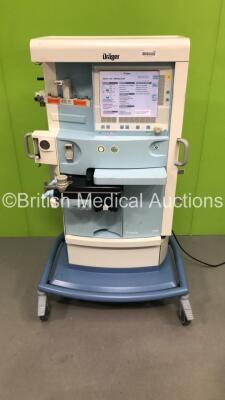 Drager Primus Infinity Empowered Anaesthesia Machine Software Version 4.53.00 Operating Hours - Ventilator 8616 - Mixer 89843 with Hoses (Powers Up) *S/N ASBJ-0326*