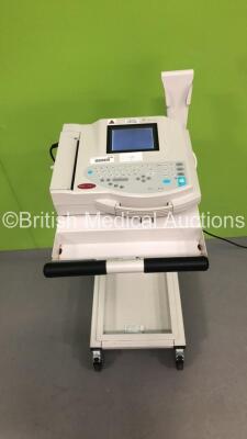 GE MAC 1200 ST ECG Machine on Stand (Powers Up)