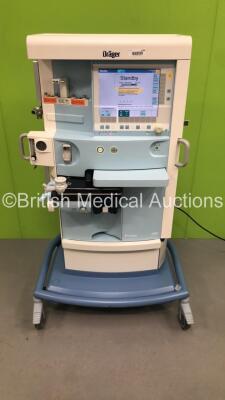 Drager Primus Infinity Empowered Anaesthesia Machine Software Version 4.53.00 Operating Hours - Ventilator 4506 - Mixer 46646 with Hoses (Powers Up) *S/N ASBJ-0270*