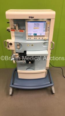 Drager Primus Infinity Empowered Anaesthesia Machine Software Version 4.53.00 Operating Hours - Ventilator 7528 - Mixer 21878 with Hoses (Powers Up) *S/N ASBJ-0292*